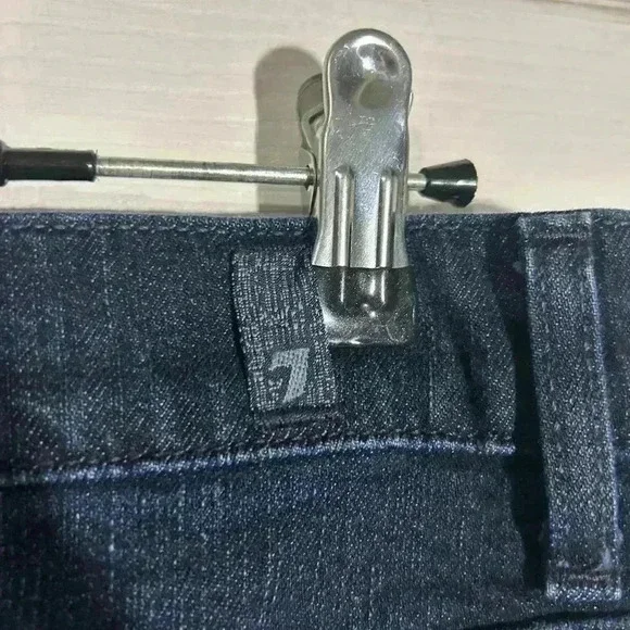 7 For All Mankind Standard Fit Straight Leg Jeans Dark Wash Denim size 28. Tall - Picture 5 of 12